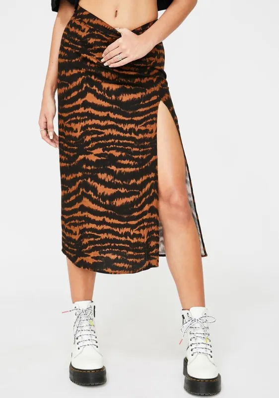 Animal Drip Saika Skirt sold by Dolls Kill