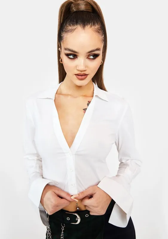 Live it Up Button Up Shirt sold by Dolls Kill