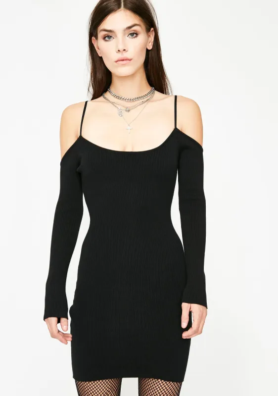 Heart Racing Knit Sweater Dress sold by Dolls Kill