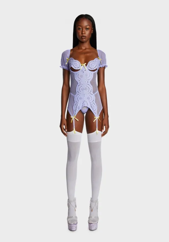 Love Pleasures Lingerie Set sold by Dolls Kill