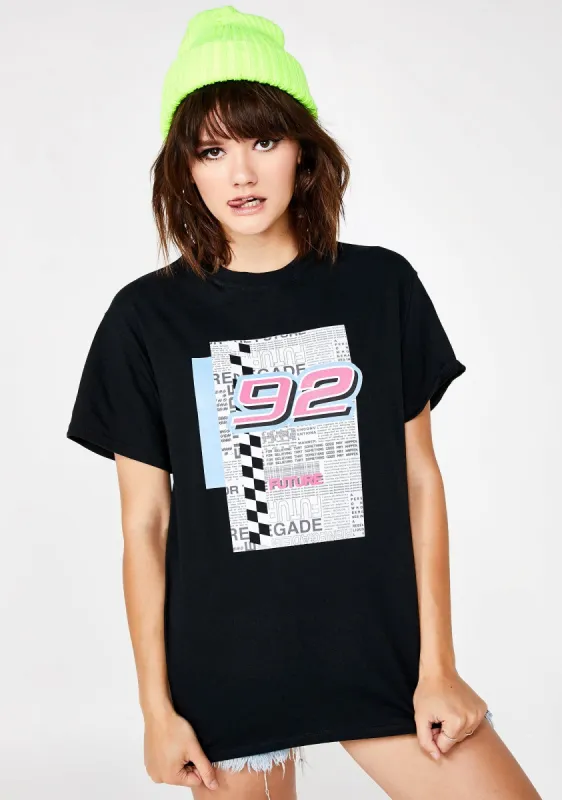 92 Graphic Boyfriend Tee sold by Dolls Kill