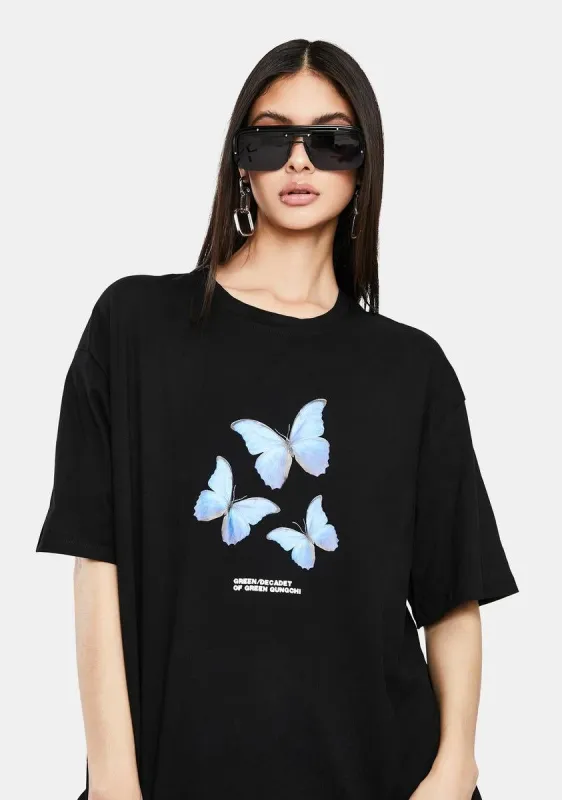 Livia Butterfly Graphic Tee sold by Dolls Kill