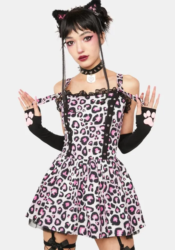 Cool Kitty Mini Dress sold by Dolls Kill