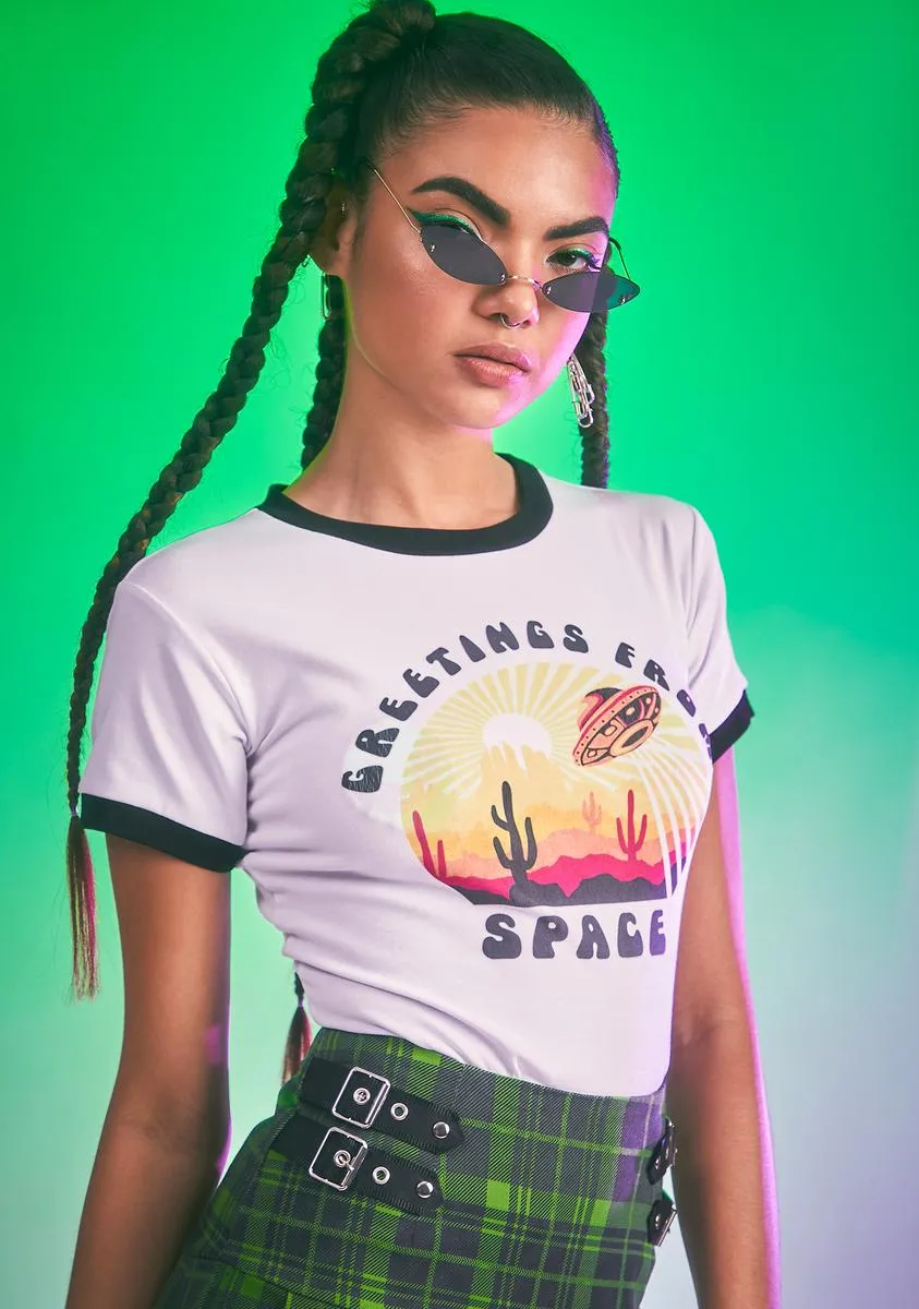Closer To The Sun Ringer Tee sold by Dolls Kill product image thumbnail 2