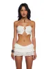 Flirty Banter Lace Skirt Set - Ivory sold by Dolls Kill
