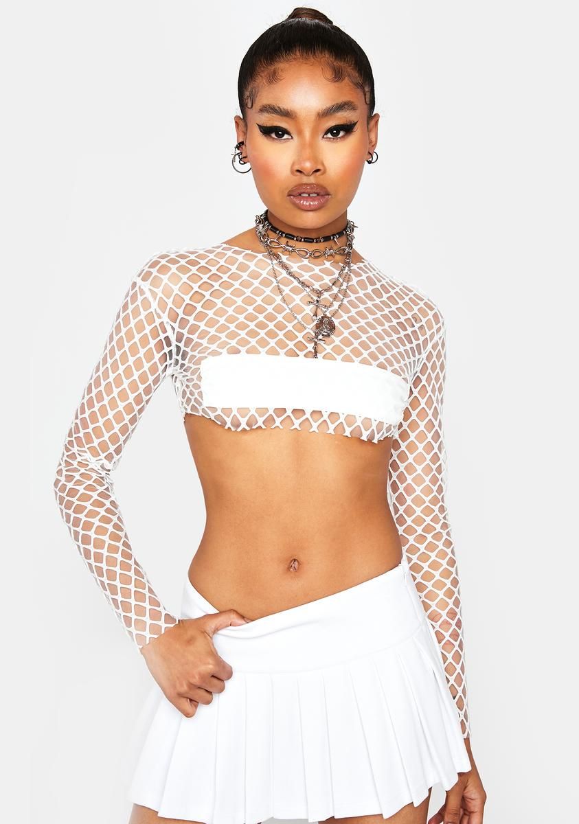 Ready To Rave Crop Top sold by Dolls Kill
