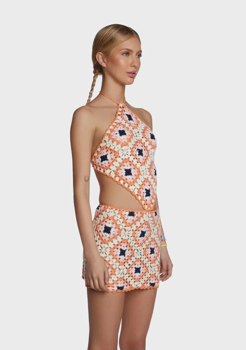 Make Things Beautiful Crochet Dress sold by Dolls Kill product image thumbnail 3