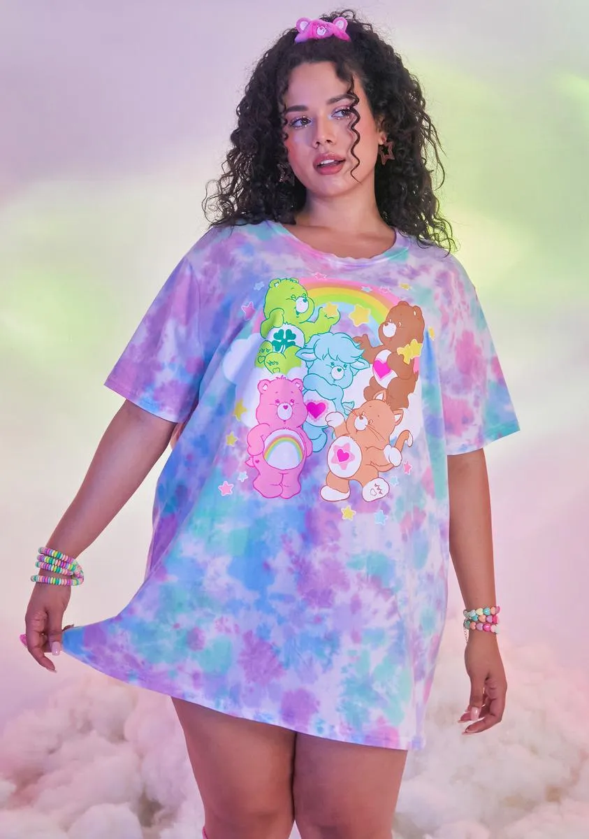 Plus L.U.V. Luv You Tie Dye Graphic Tee sold by Dolls Kill