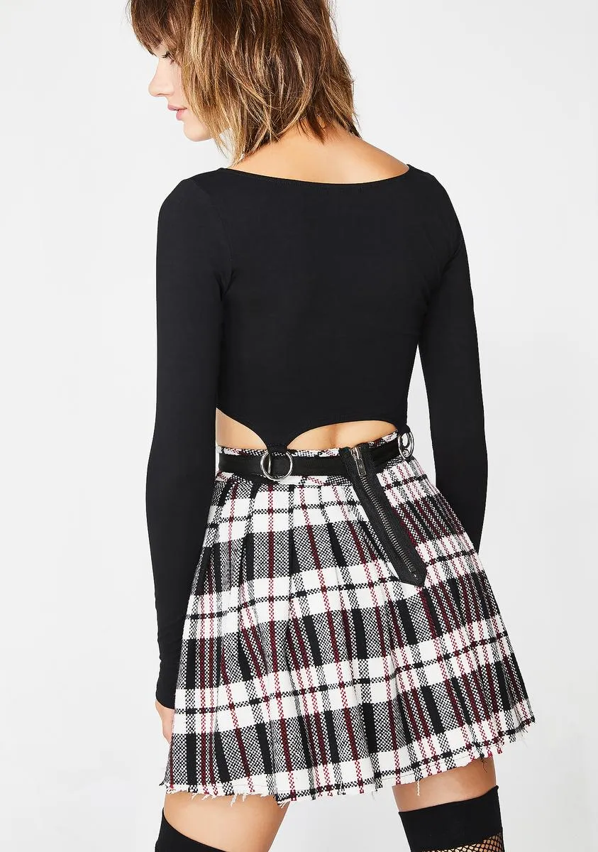 Chill Dress Code Wool Skirt sold by Dolls Kill product image thumbnail 4