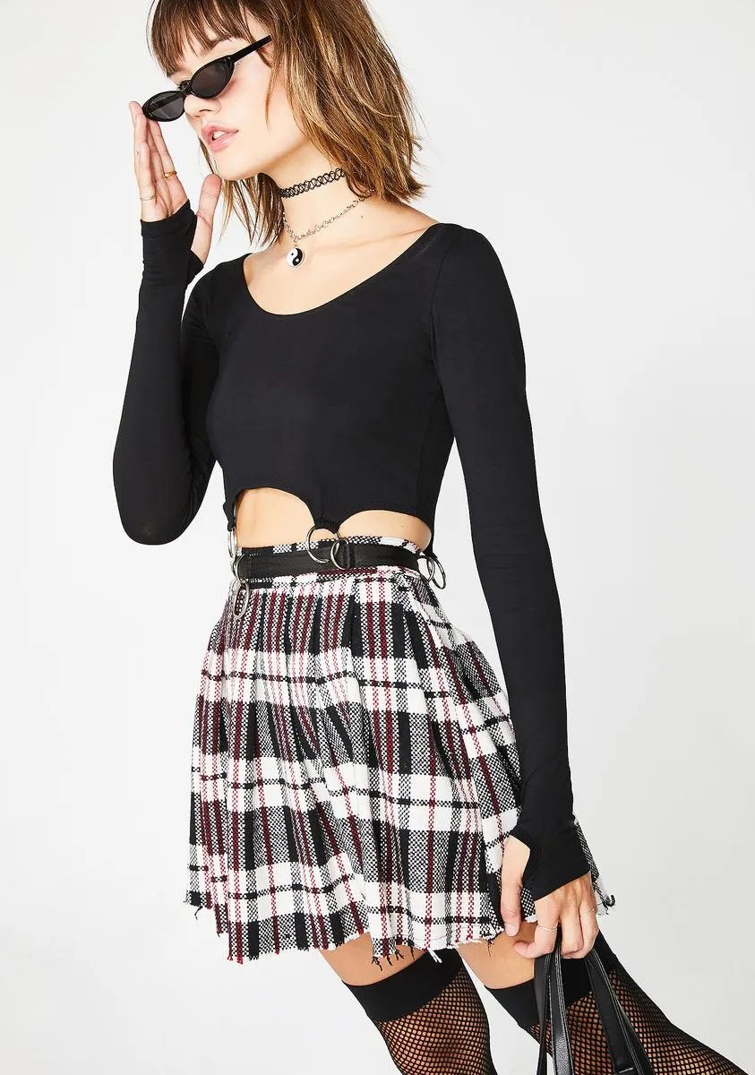 Chill Dress Code Wool Skirt sold by Dolls Kill product image thumbnail 2