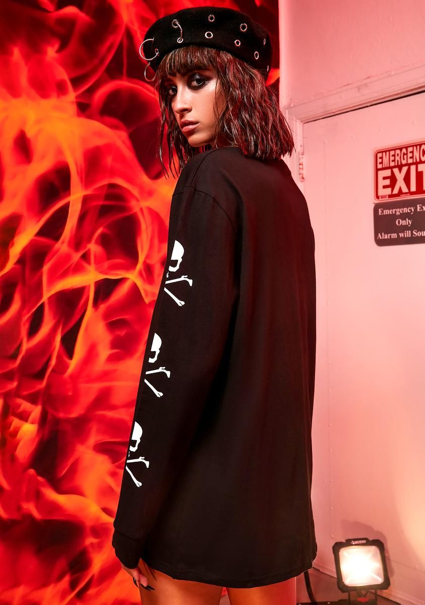 School For Sinners Graphic Tee sold by Dolls Kill product image thumbnail 4