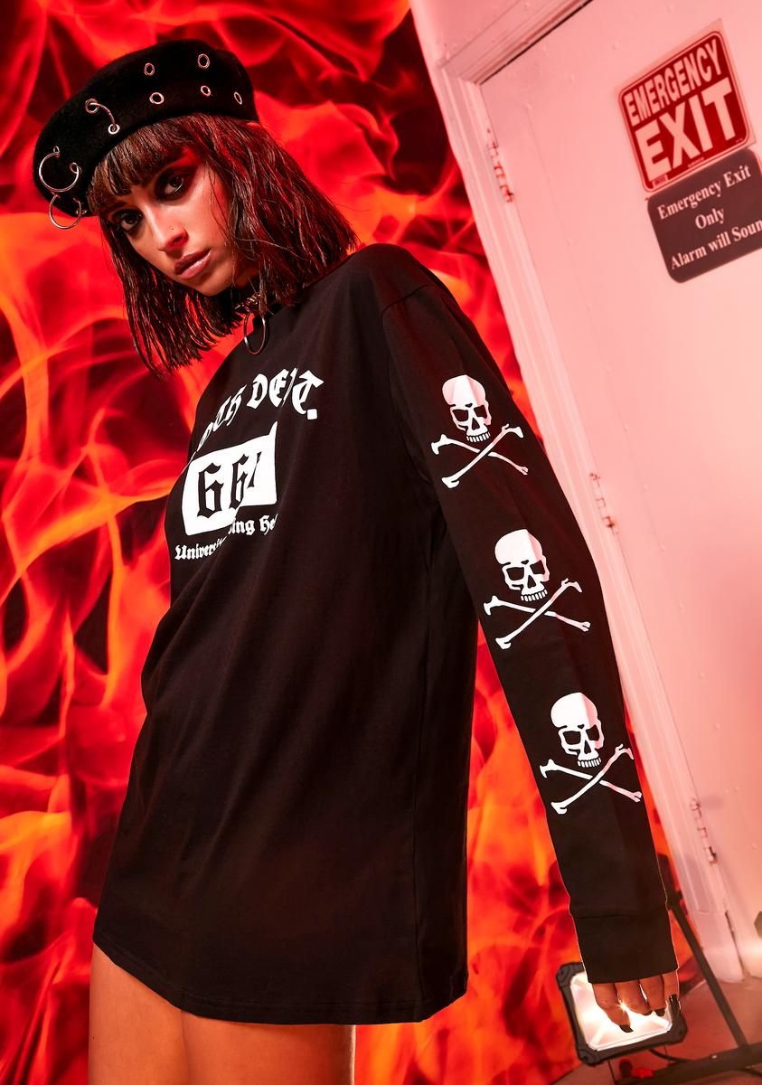 School For Sinners Graphic Tee sold by Dolls Kill product image thumbnail 2