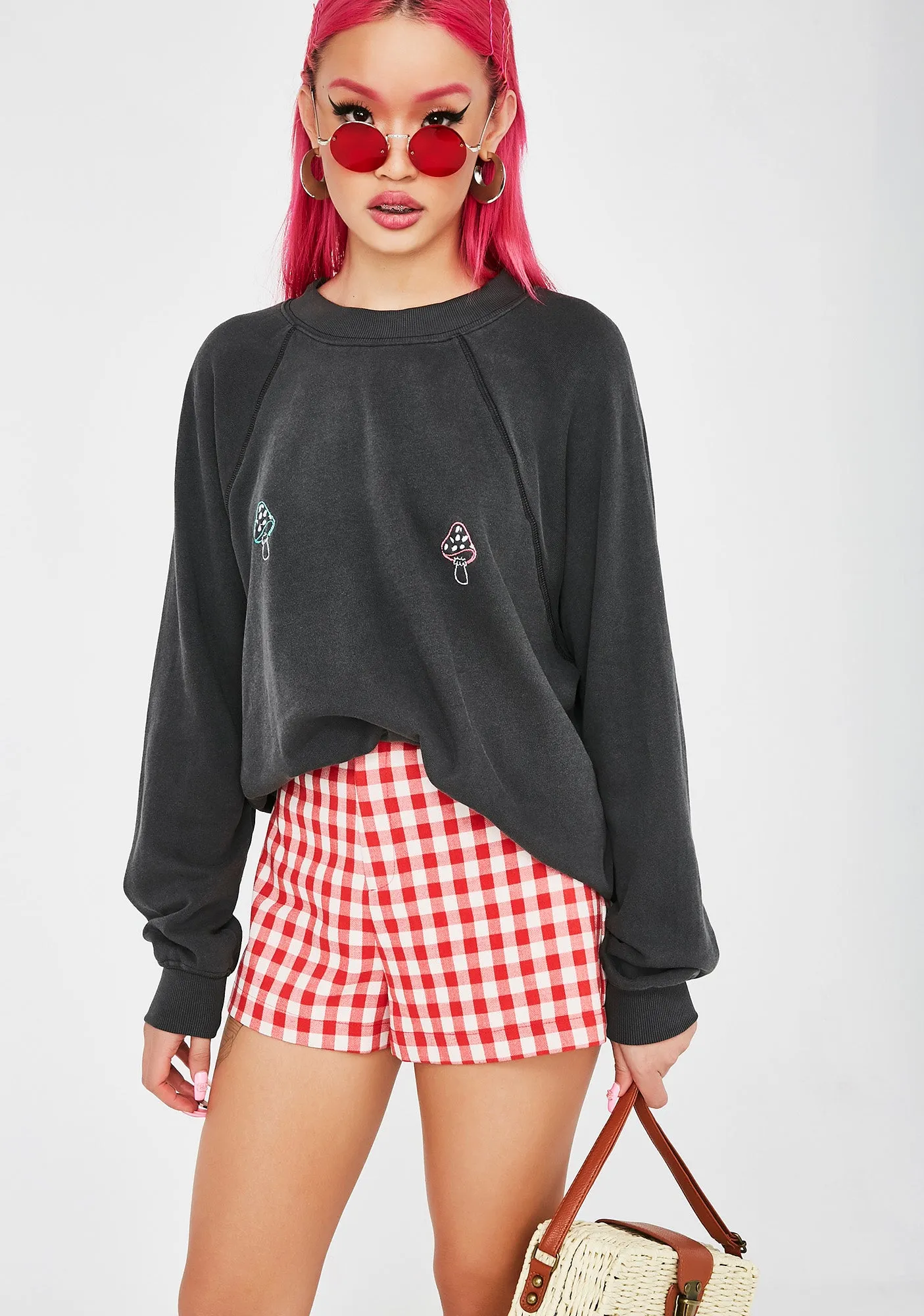 Shrooms Crewneck Sweatshirt sold by Dolls Kill product image thumbnail 3