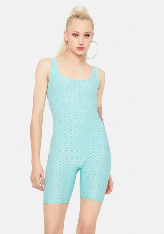 Blow Ya Mind Scoop Neck Romper sold by Dolls Kill