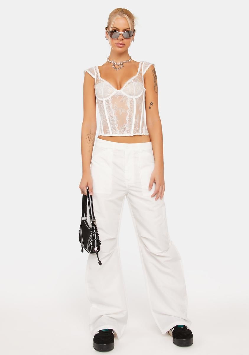 Some Like It Hot Lace Corset Top sold by Dolls Kill product image thumbnail 3
