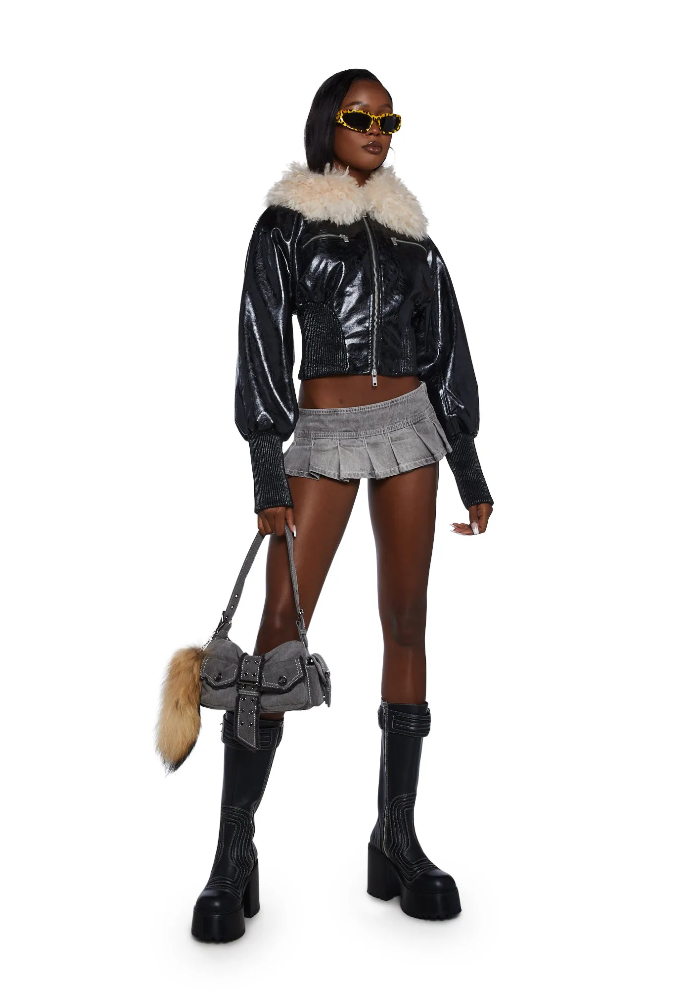 Maxine Bomber Jacket sold by Dolls Kill product image thumbnail 2