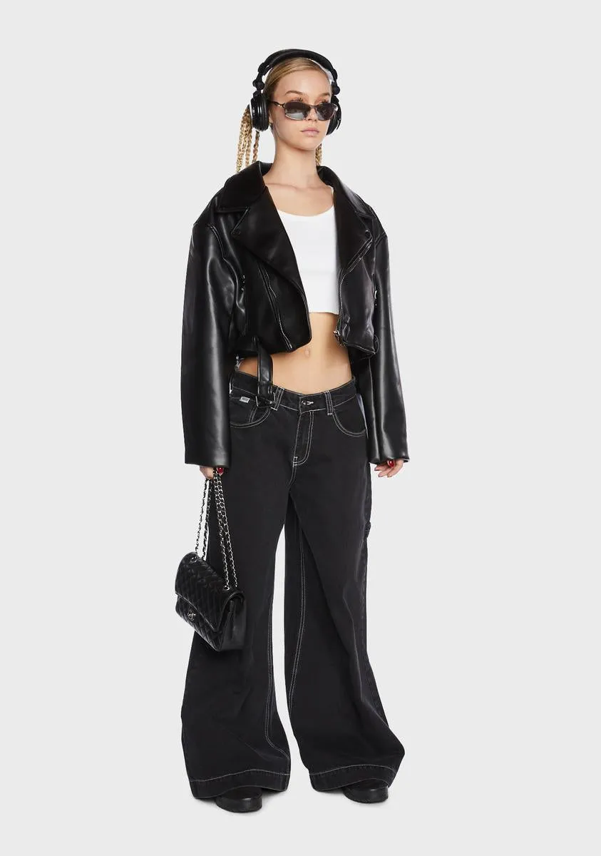 Staten Island Moto Jacket sold by Dolls Kill product image thumbnail 4