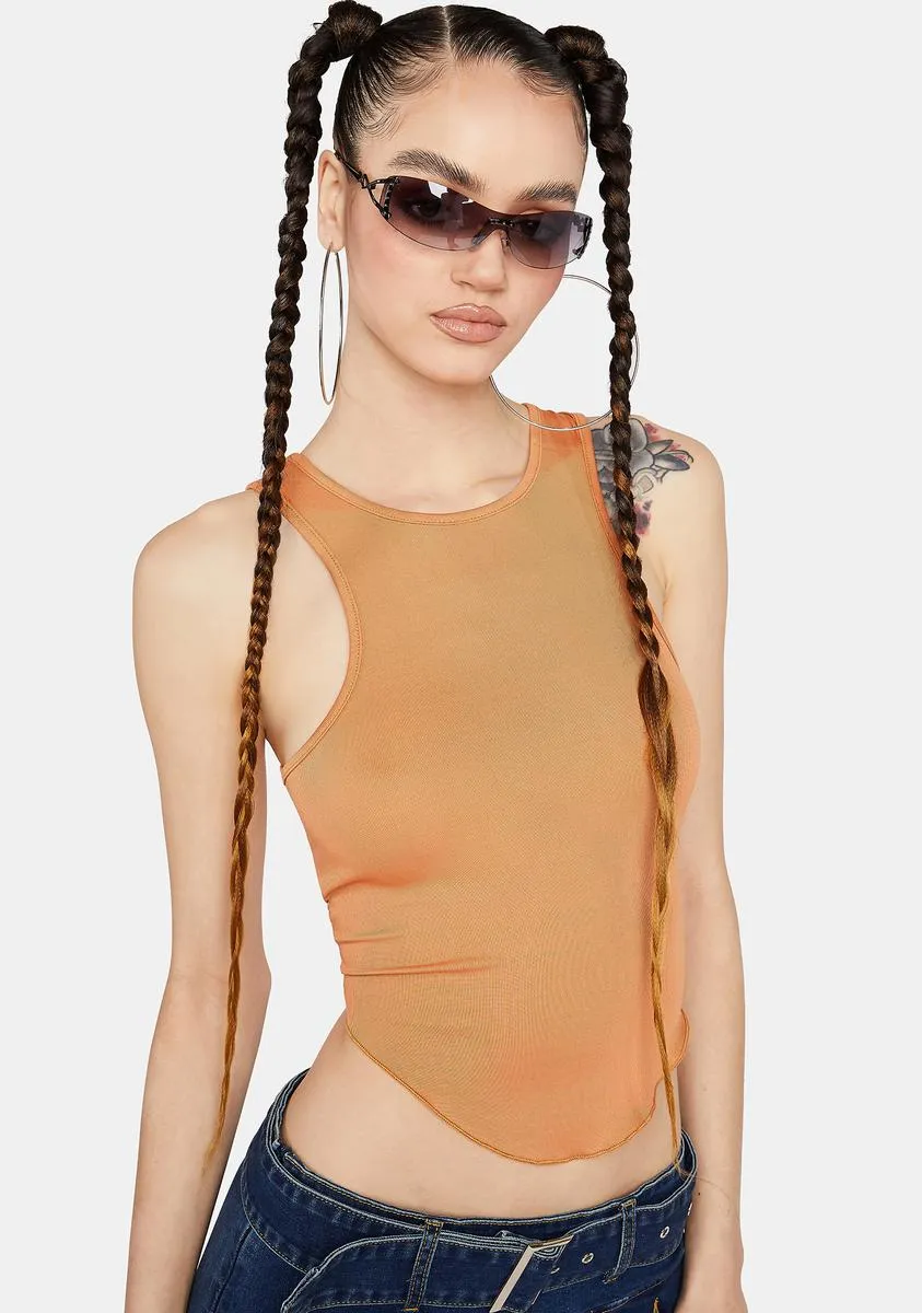 Rust Making A Mess Tank Top sold by Dolls Kill product image thumbnail 2