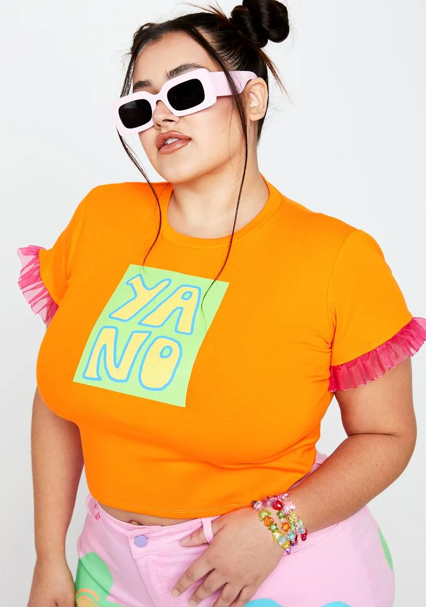 Plus Sassy Ruffle Graphic Tee sold by Dolls Kill product image thumbnail 2