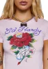 Diamond Flower Fitted Tee sold by Dolls Kill