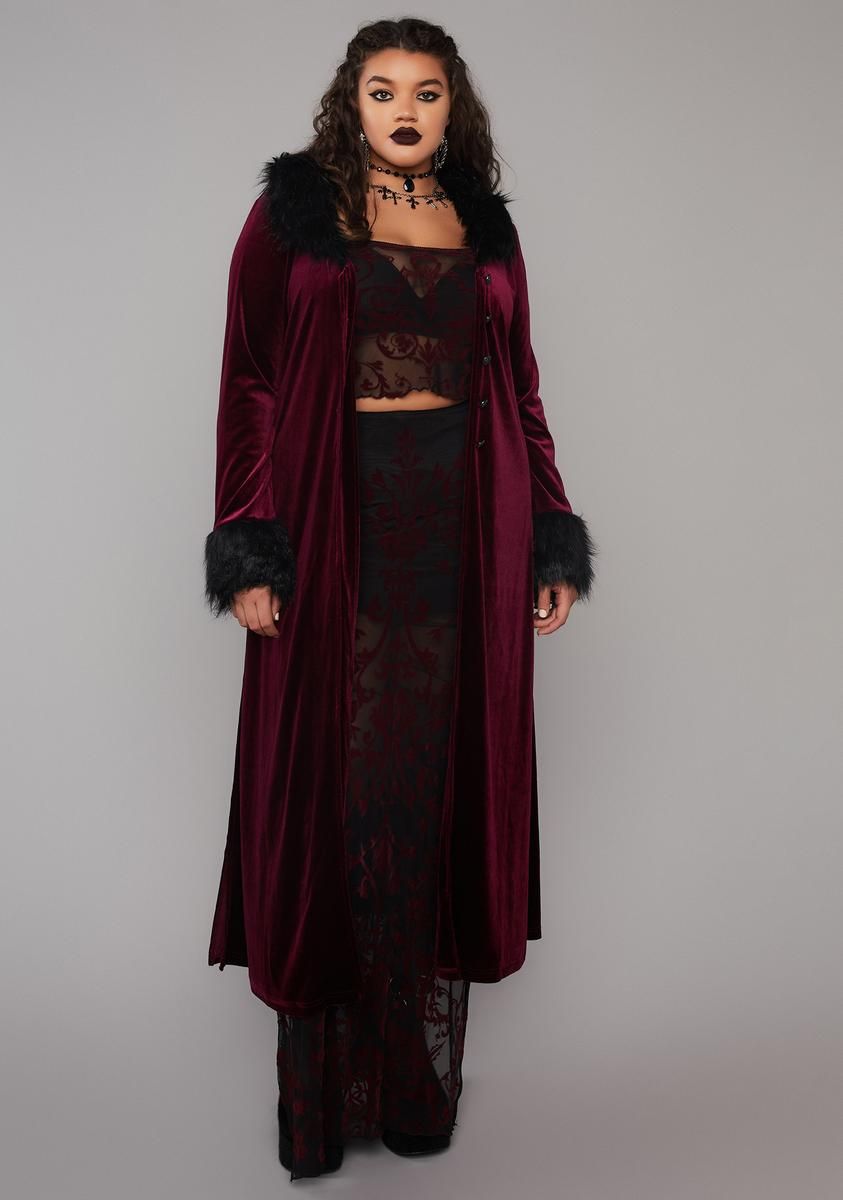 Plus Ashes Of Despair Velvet Duster sold by Dolls Kill product image thumbnail 3