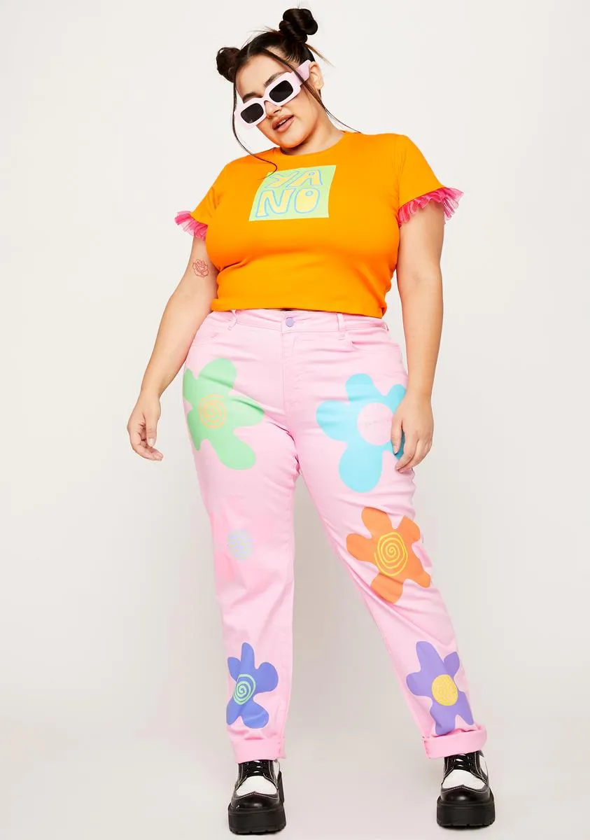 Plus Sassy Ruffle Graphic Tee sold by Dolls Kill product image thumbnail 3