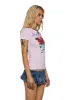 Diamond Flower Fitted Tee sold by Dolls Kill