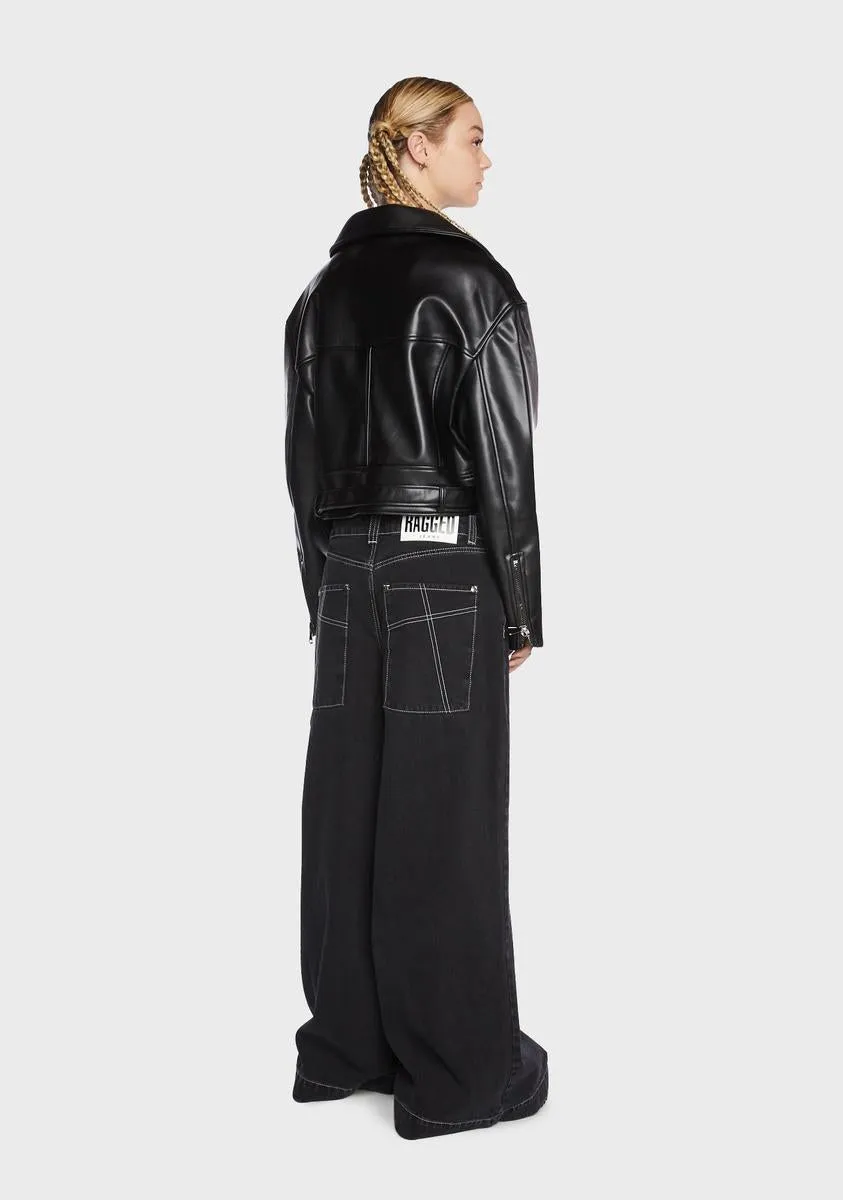 Staten Island Moto Jacket sold by Dolls Kill product image thumbnail 3