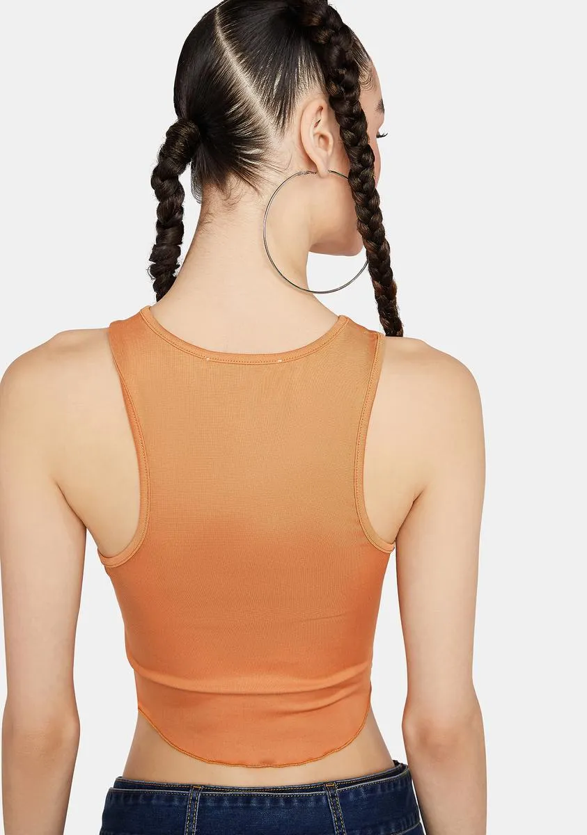 Rust Making A Mess Tank Top sold by Dolls Kill product image thumbnail 4