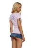 Diamond Flower Fitted Tee sold by Dolls Kill