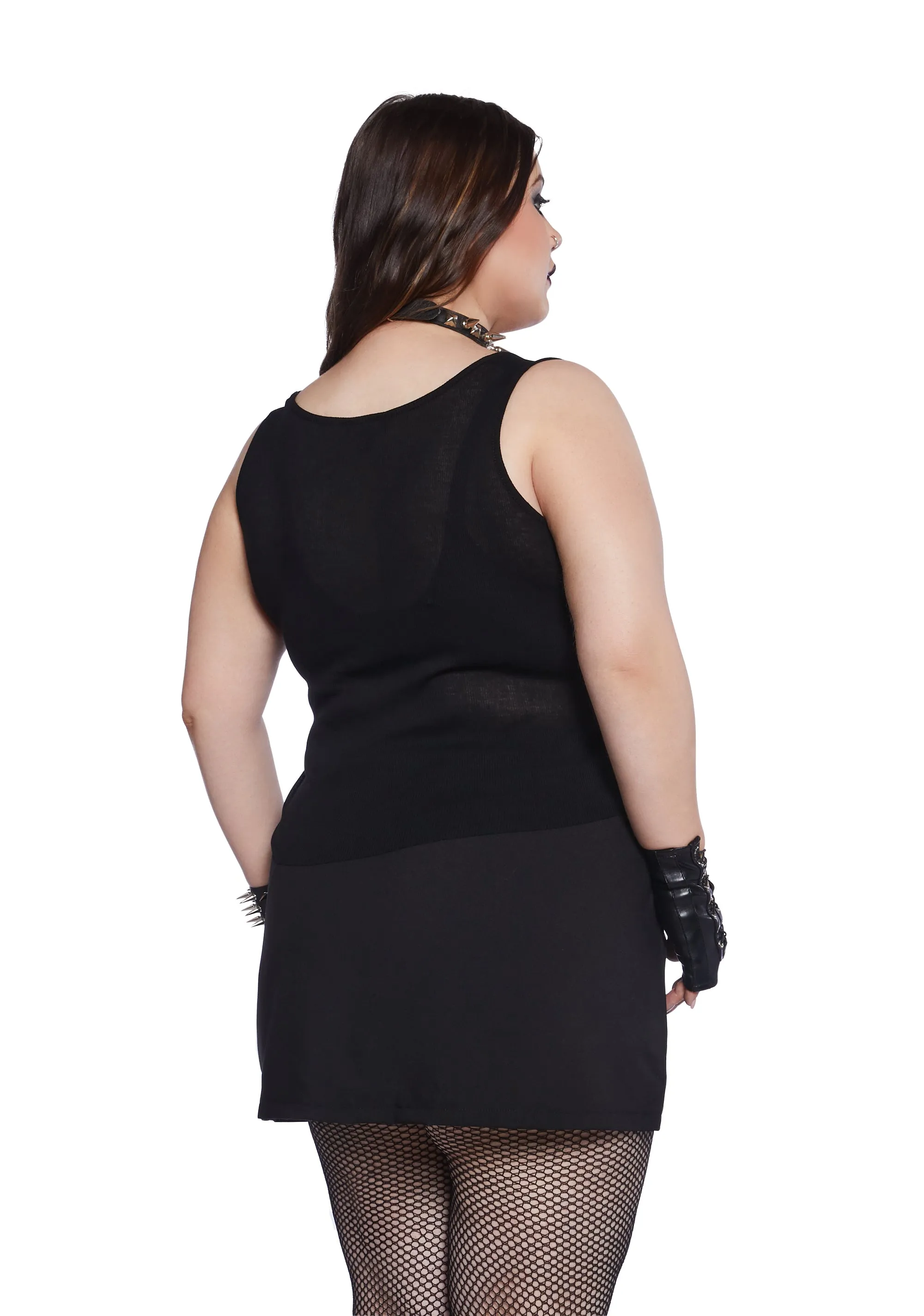 Plus Waste of Space Tank Top sold by Dolls Kill product image thumbnail 5