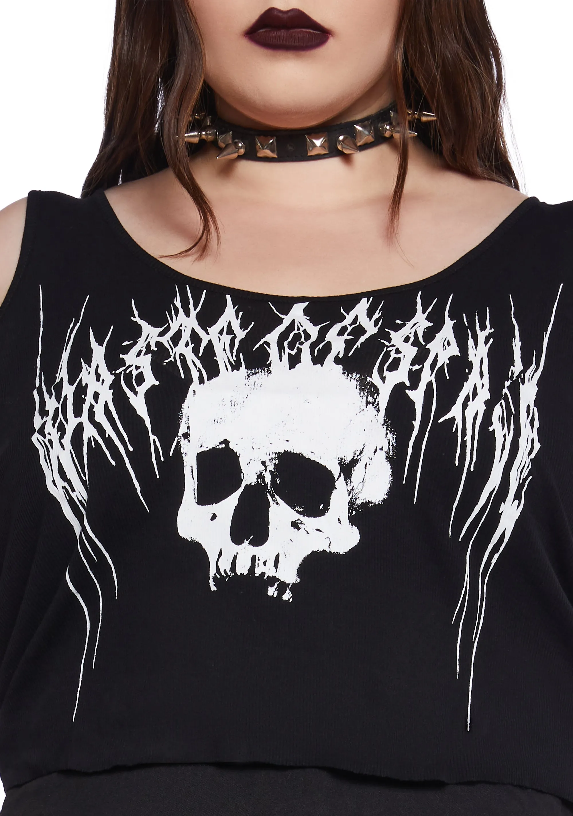 Plus Waste of Space Tank Top sold by Dolls Kill product image thumbnail 2