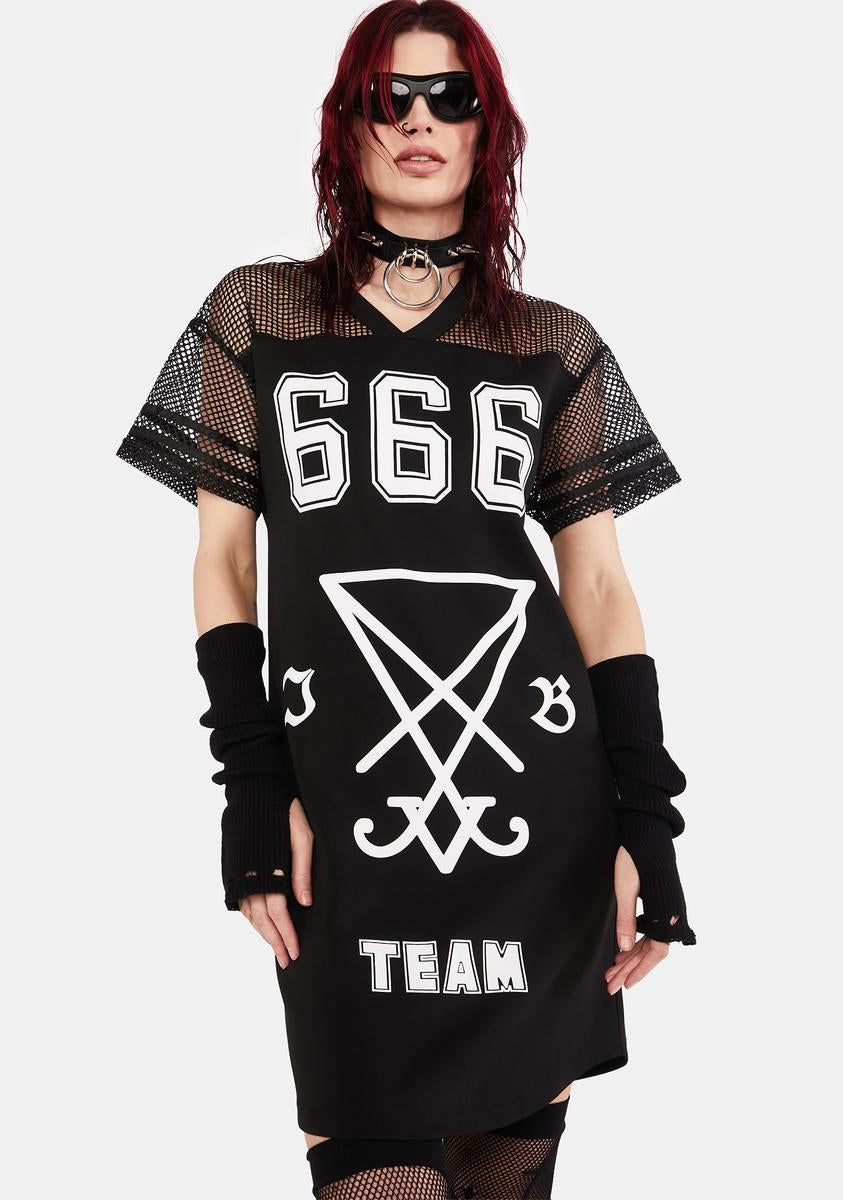 666 Team Dress sold by Dolls Kill