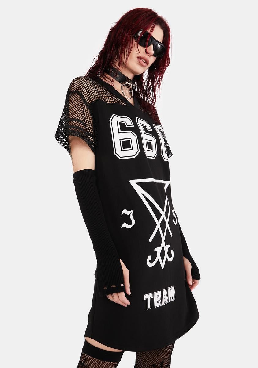 666 Team Dress sold by Dolls Kill product image thumbnail 2