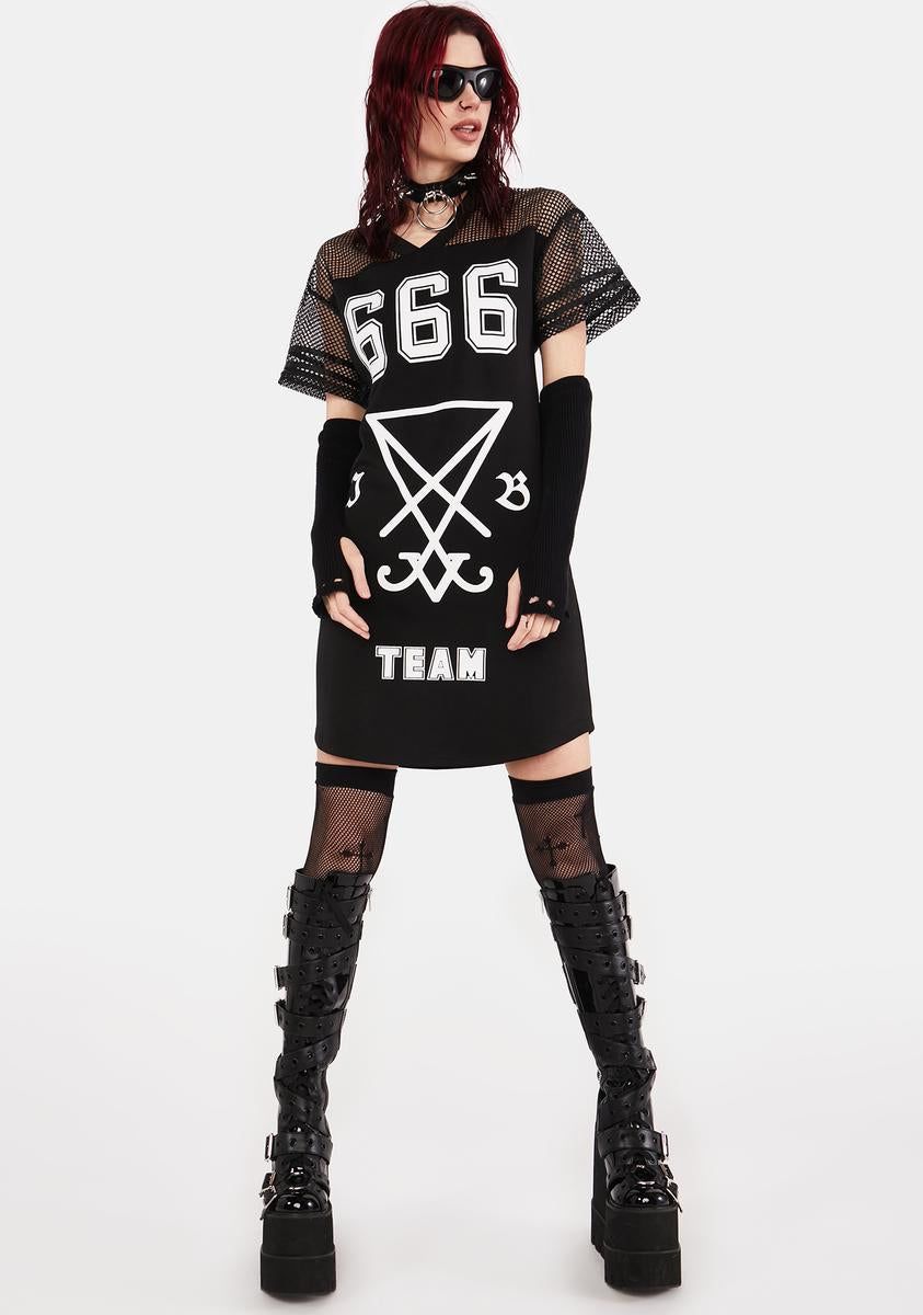 666 Team Dress sold by Dolls Kill product image thumbnail 3