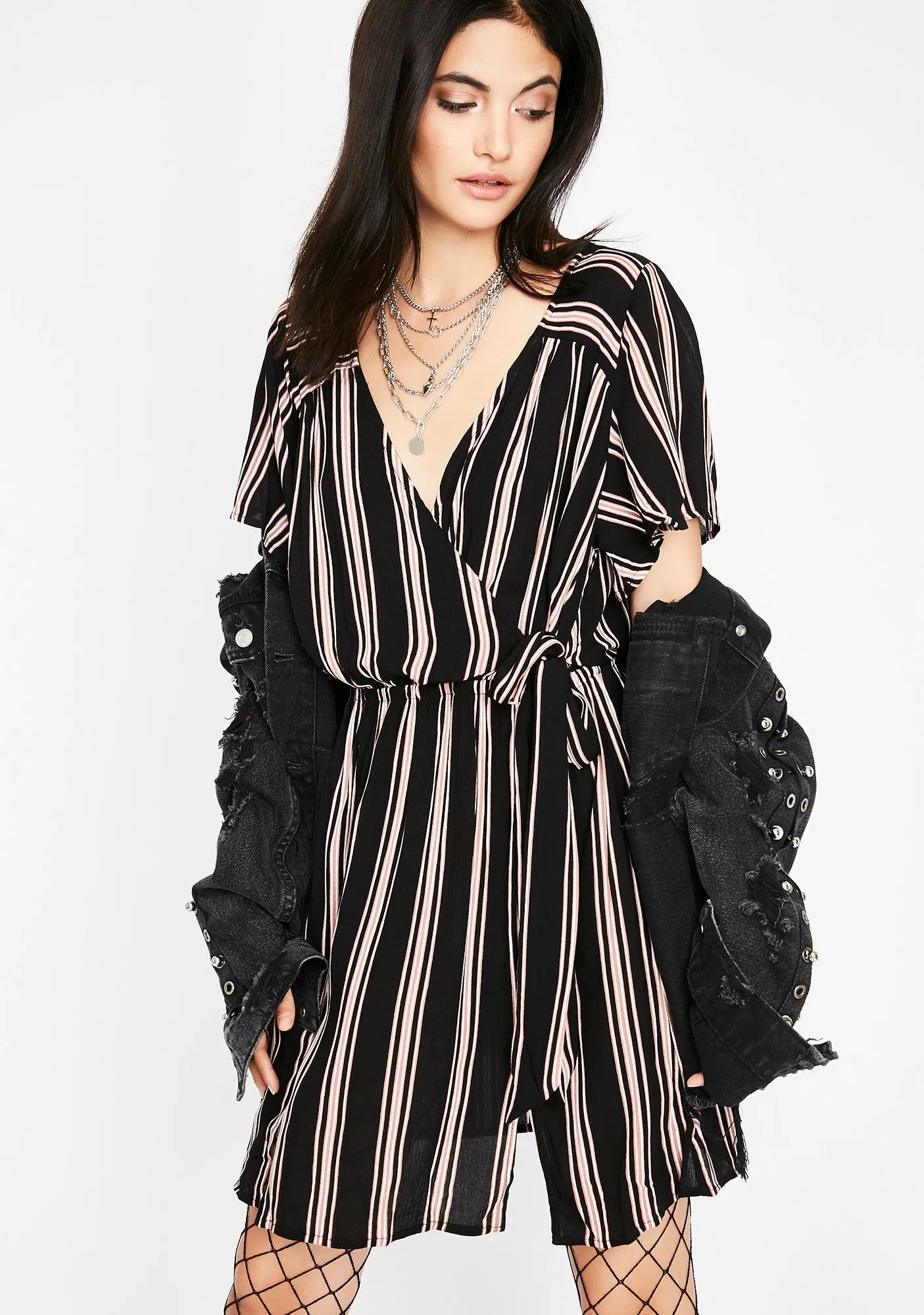 Lasting Friendships Stripe Dress sold by Dolls Kill