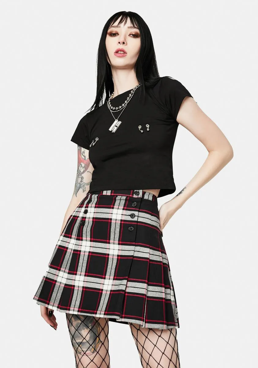 Vivienne Plaid Mini Skirt sold by Dolls Kill product image thumbnail 2