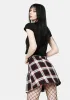 Vivienne Plaid Mini Skirt sold by Dolls Kill