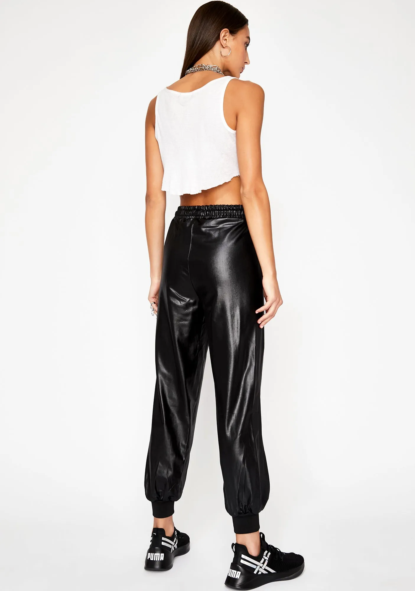 Night Urban Lane Coated Joggers sold by Dolls Kill product image thumbnail 4
