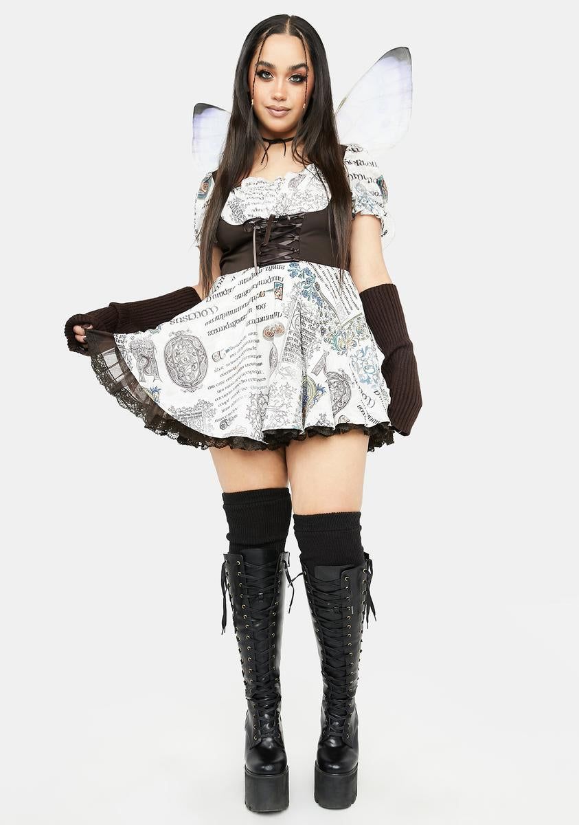 Plus See The Unseen Underbust Dress sold by Dolls Kill product image thumbnail 3