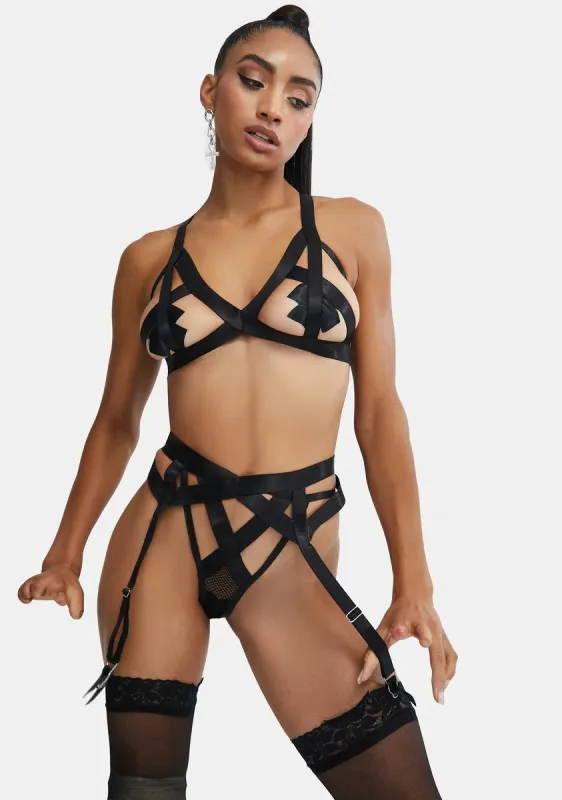 Aida Strappy Three Piece Set sold by Dolls Kill