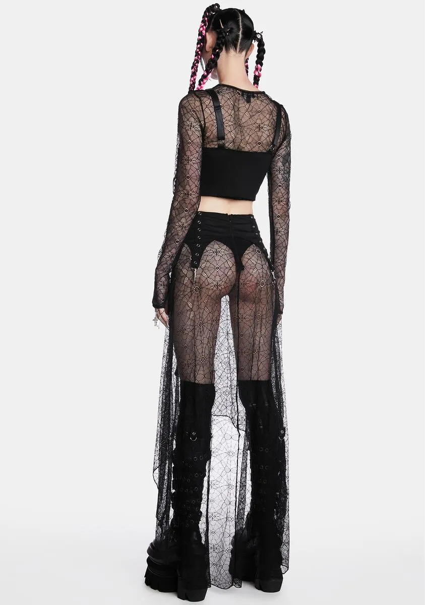 Pretty Poison Lace Top Set sold by Dolls Kill product image thumbnail 4