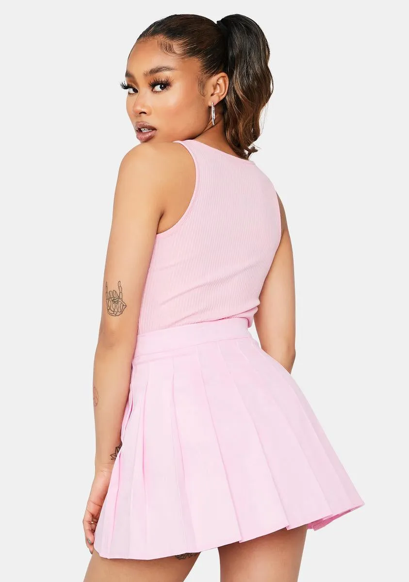 Call Me Up Pleated Skort sold by Dolls Kill product image thumbnail 4