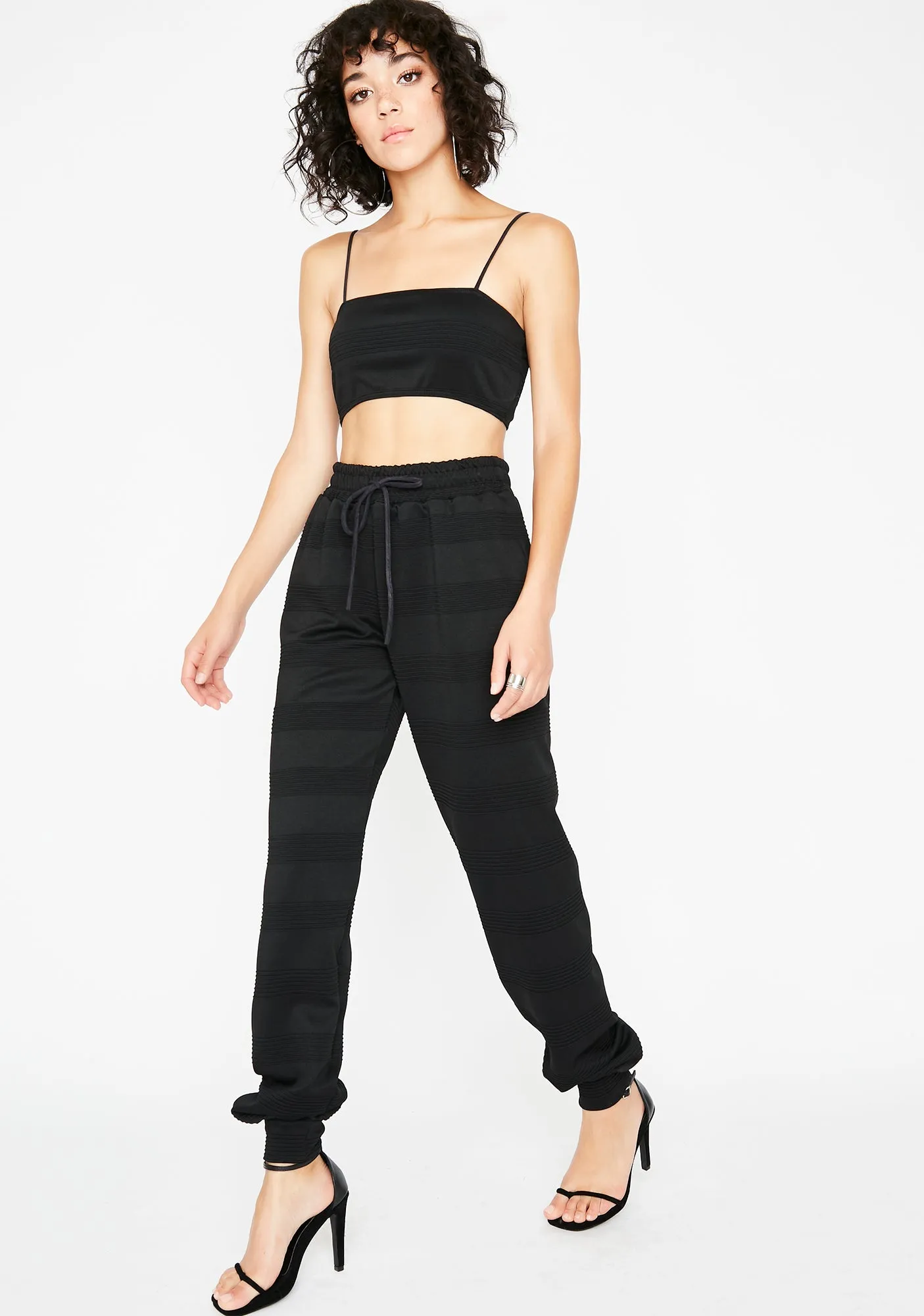 Burn One Textured Pant Set sold by Dolls Kill