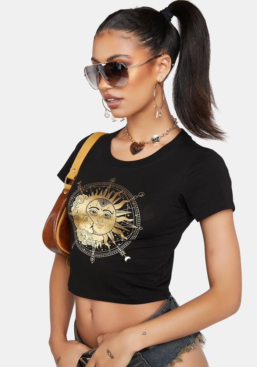 Northern Skies Baby Tee sold by Dolls Kill product image thumbnail 2