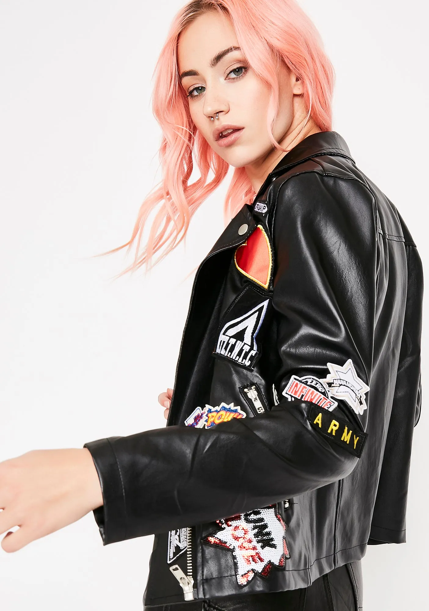 Ridin' Dirty Moto Jacket sold by Dolls Kill product image thumbnail 4