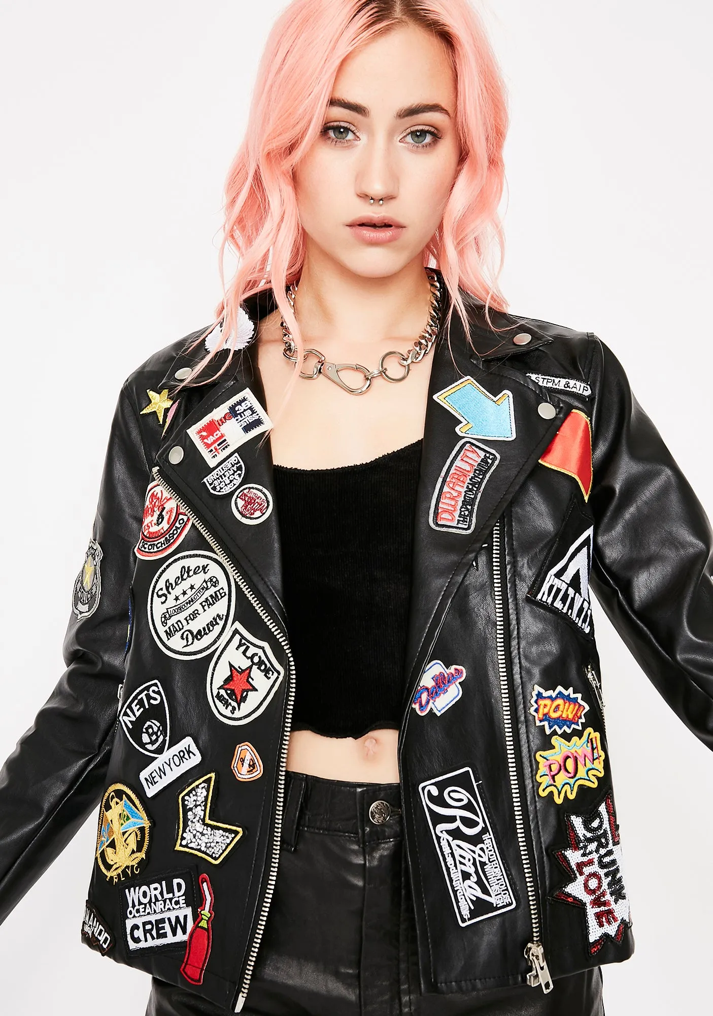 Ridin' Dirty Moto Jacket sold by Dolls Kill