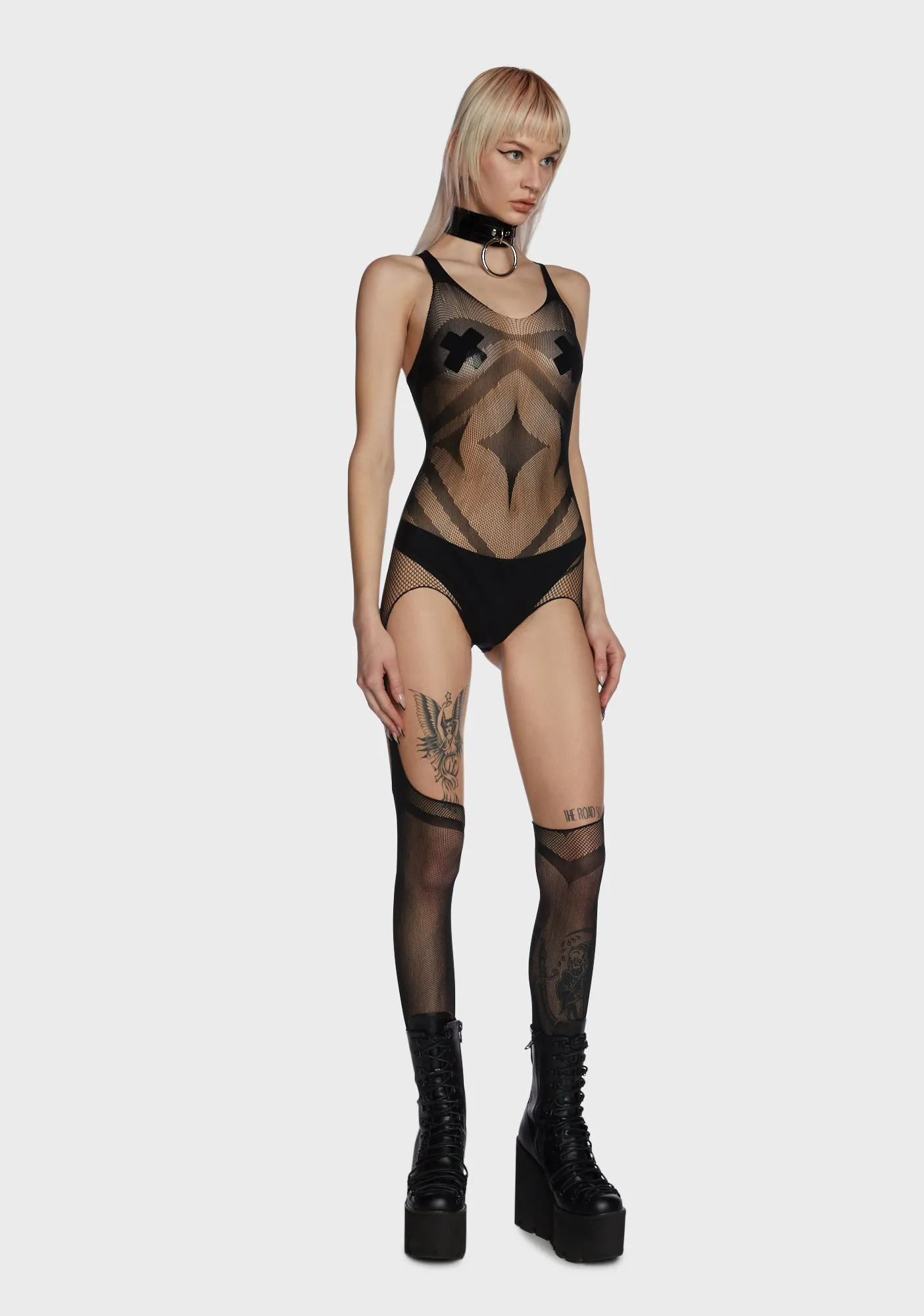 Impulsive Teddy Bodystocking sold by Dolls Kill product image thumbnail 3