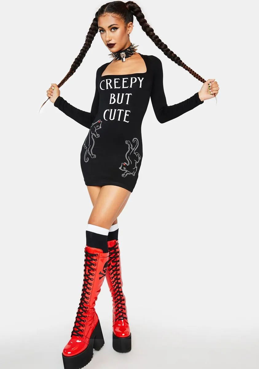 Creepy But Cute Mini Dress sold by Dolls Kill product image thumbnail 3