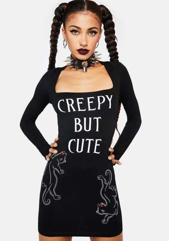 Creepy But Cute Mini Dress made by Dolls Kill